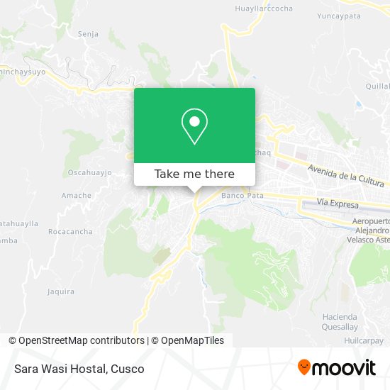 Sara Wasi Hostal map