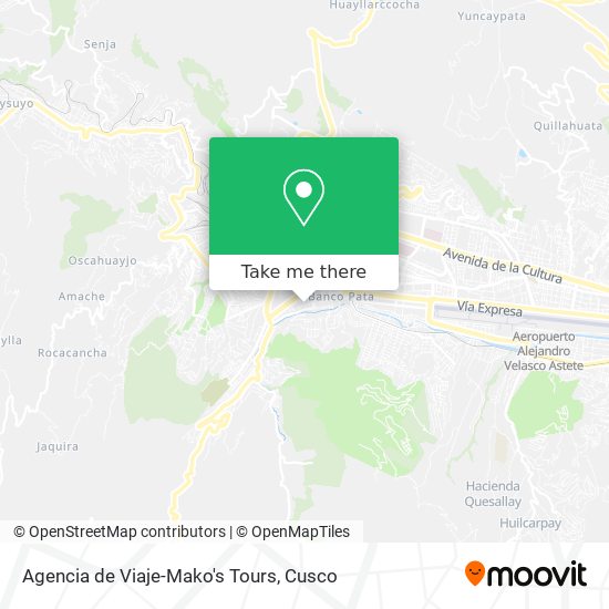 Agencia de Viaje-Mako's Tours map