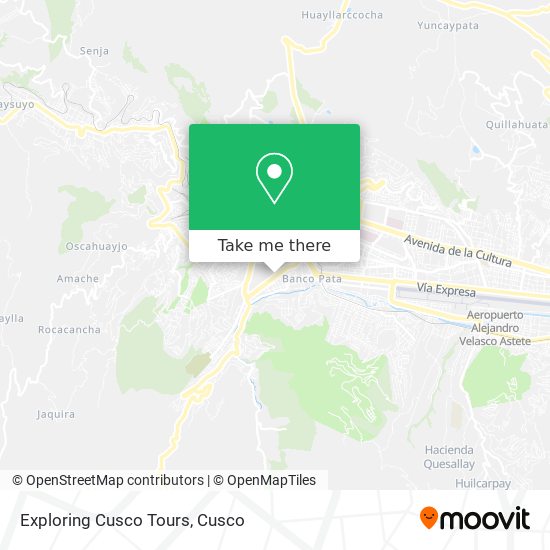 Mapa de Exploring Cusco Tours