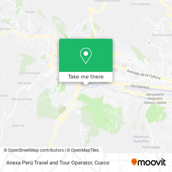 Anexa Perú Travel and Tour Operator map