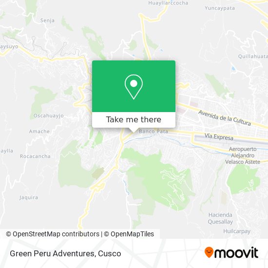 Green Peru Adventures map
