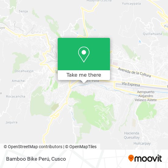 Bamboo Bike Perú map