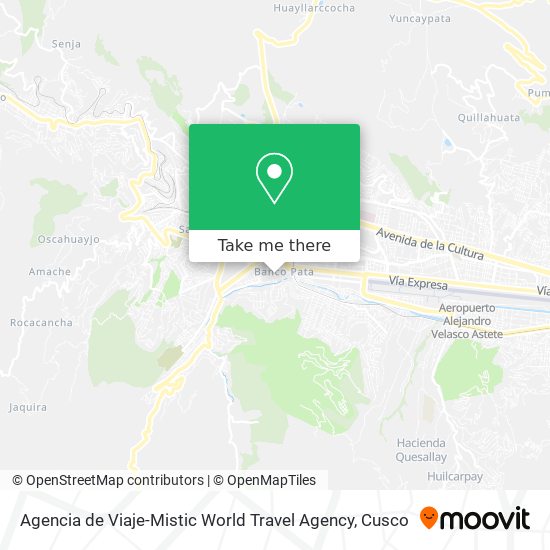 Mapa de Agencia de Viaje-Mistic World Travel Agency