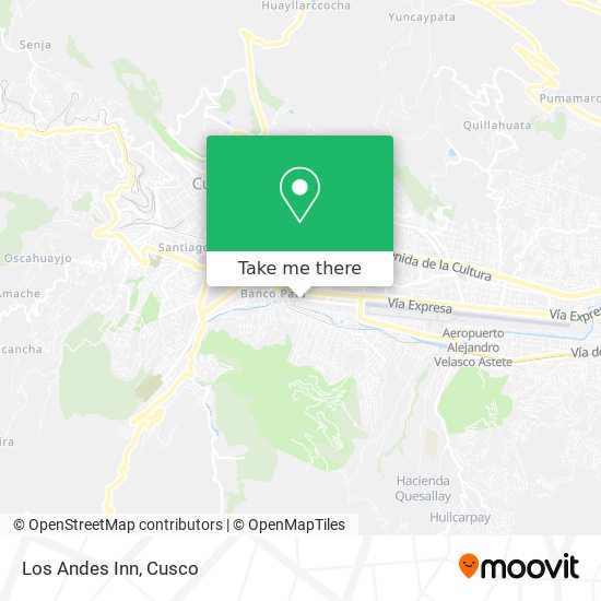 Los Andes Inn map