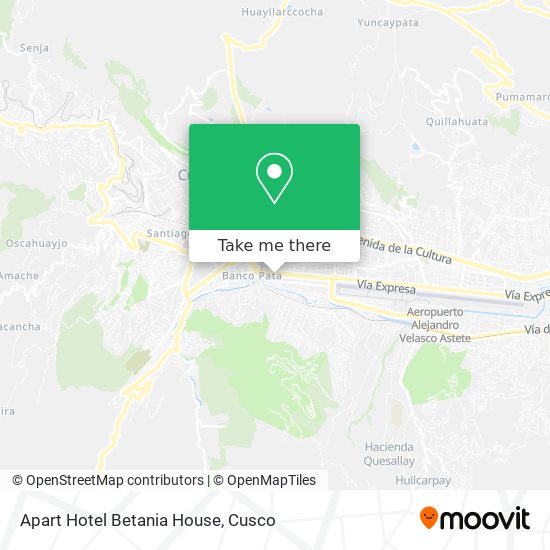 Apart Hotel Betania House map