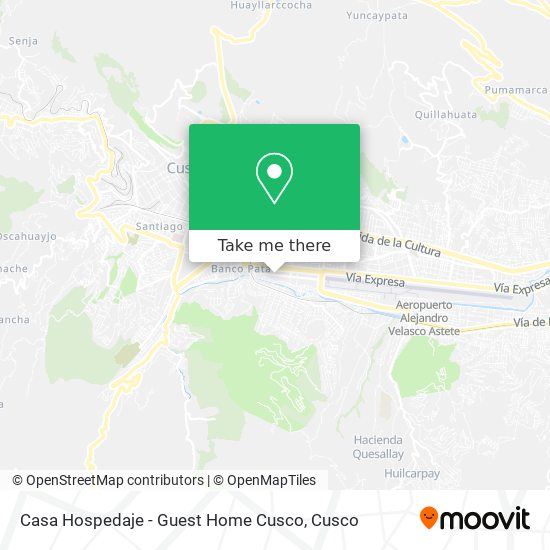 Casa Hospedaje - Guest Home Cusco map