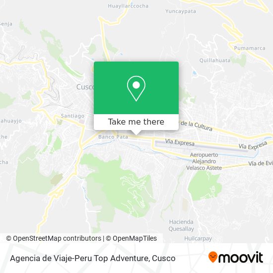 Agencia de Viaje-Peru Top Adventure map