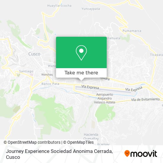 Journey Experience Sociedad Anonima Cerrada map