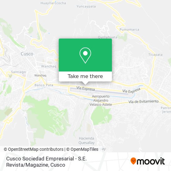 Cusco Sociedad Empresarial - S.E. Revista / Magazine map