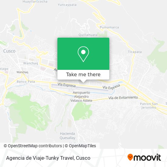 Agencia de Viaje-Tunky Travel map