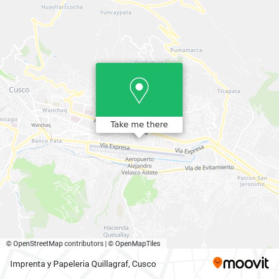 Mapa de Imprenta y Papeleria Quillagraf