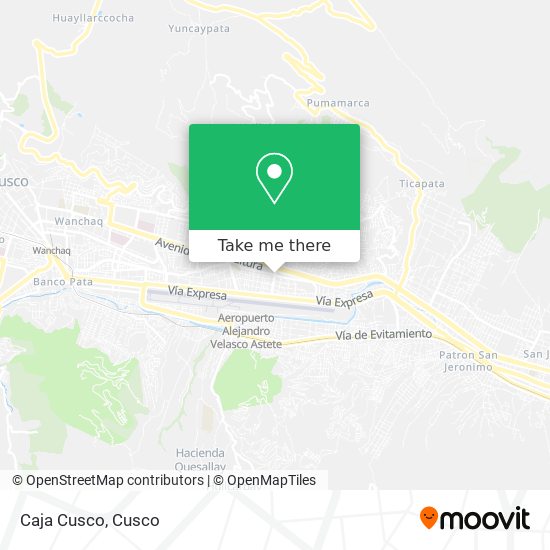 Mapa de Caja Cusco