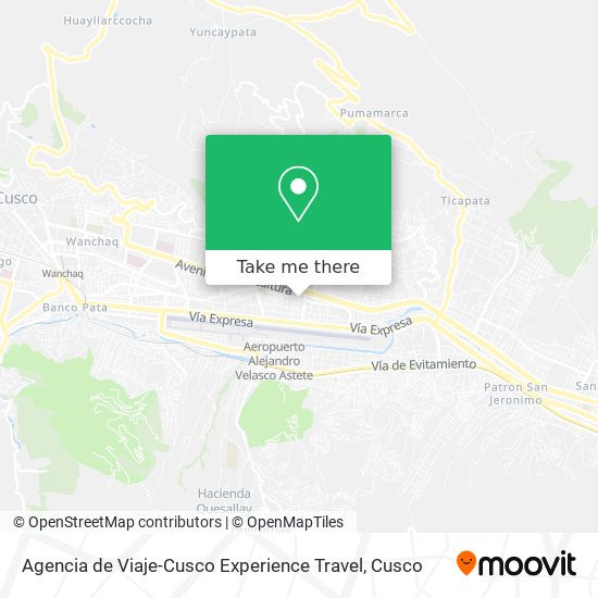 Agencia de Viaje-Cusco Experience Travel map