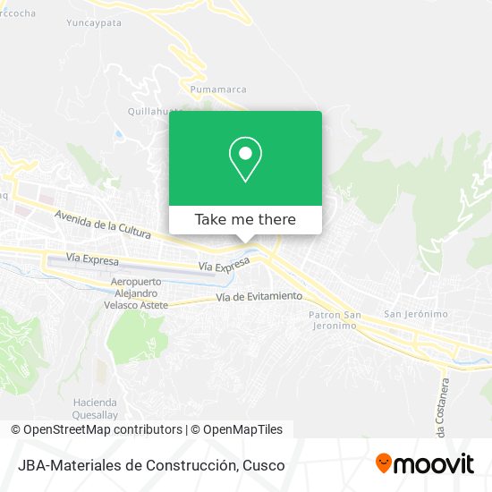 Mapa de JBA-Materiales de Construcción