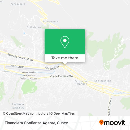 Financiera Confianza-Agente map