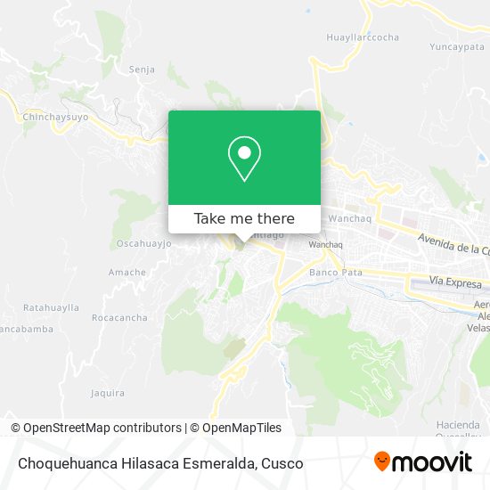 Choquehuanca Hilasaca Esmeralda map