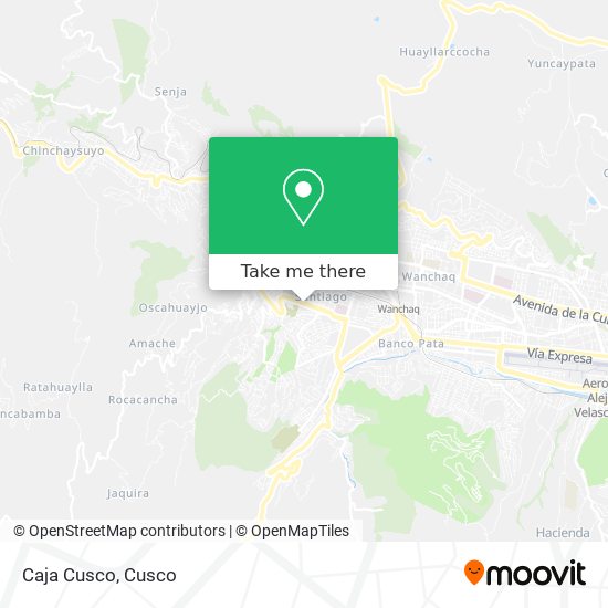 Caja Cusco map