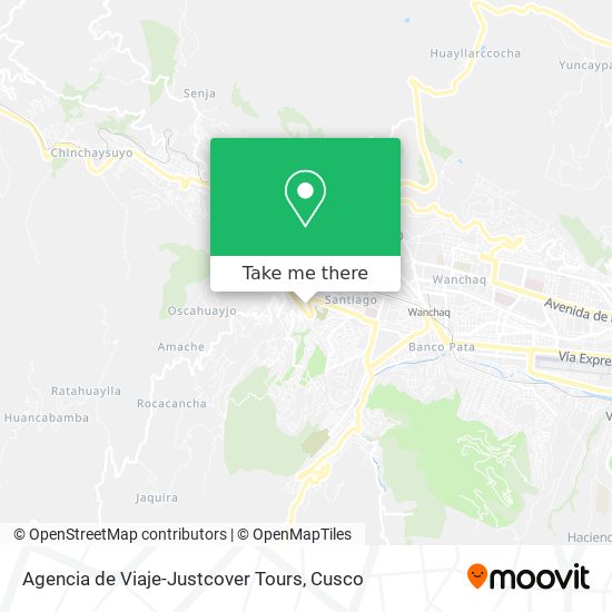 Agencia de Viaje-Justcover Tours map