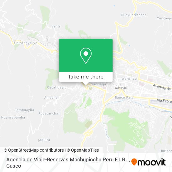 Agencia de Viaje-Reservas Machupicchu Peru E.I.R.L map