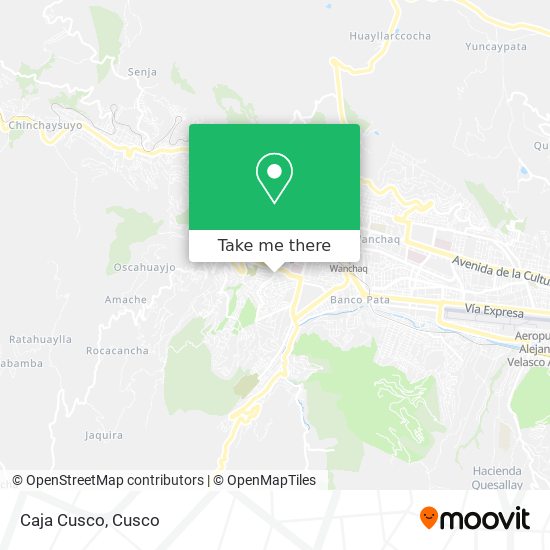 Mapa de Caja Cusco