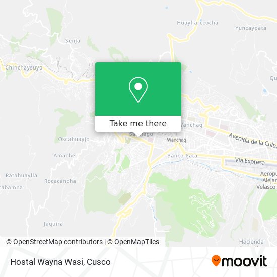 Hostal Wayna Wasi map
