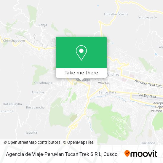 Agencia de Viaje-Peruvian Tucan Trek S R L map