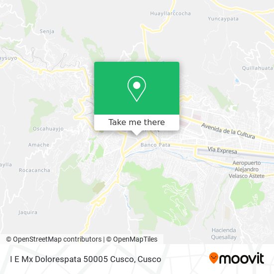 I E Mx Dolorespata 50005 Cusco map