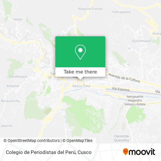 Colegio de Periodistas del Perú map