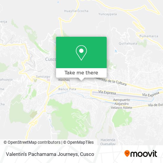 Valentin's Pachamama Journeys map