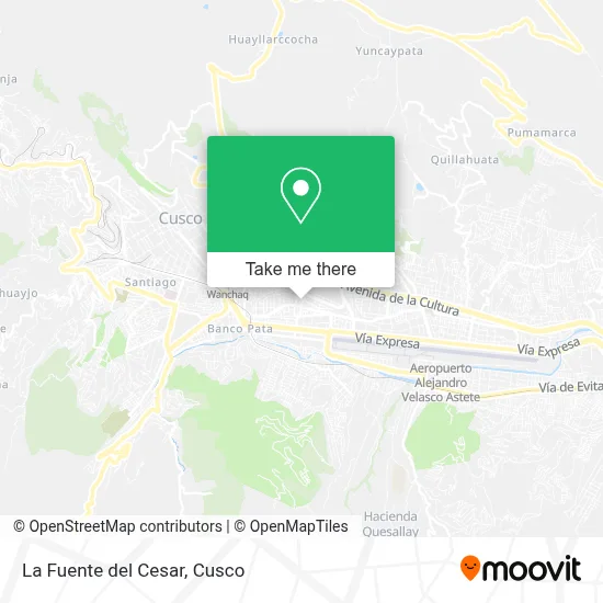 La Fuente del Cesar map