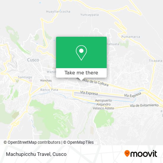 Machupicchu Travel map