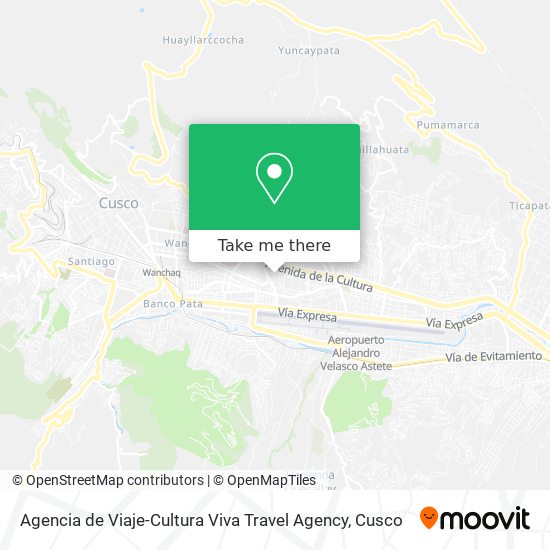 Mapa de Agencia de Viaje-Cultura Viva Travel Agency