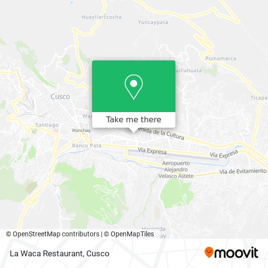 La Waca Restaurant map