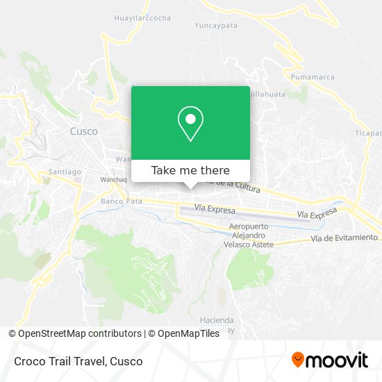 Croco Trail Travel map