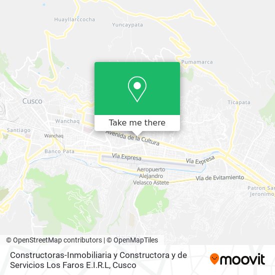 Mapa de Constructoras-Inmobiliaria y Constructora y de Servicios Los Faros E.I.R.L