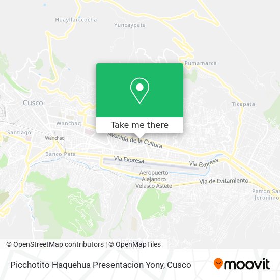 Picchotito Haquehua Presentacion Yony map