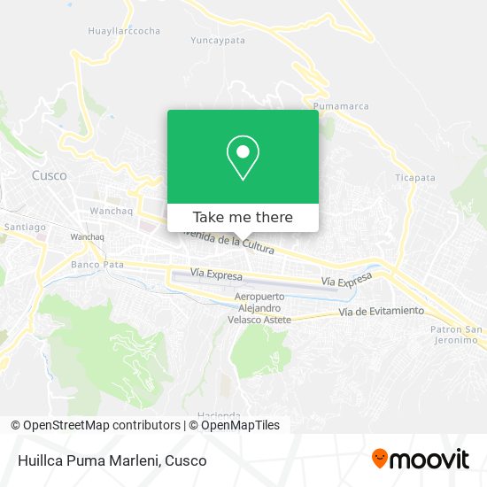 Huillca Puma Marleni map