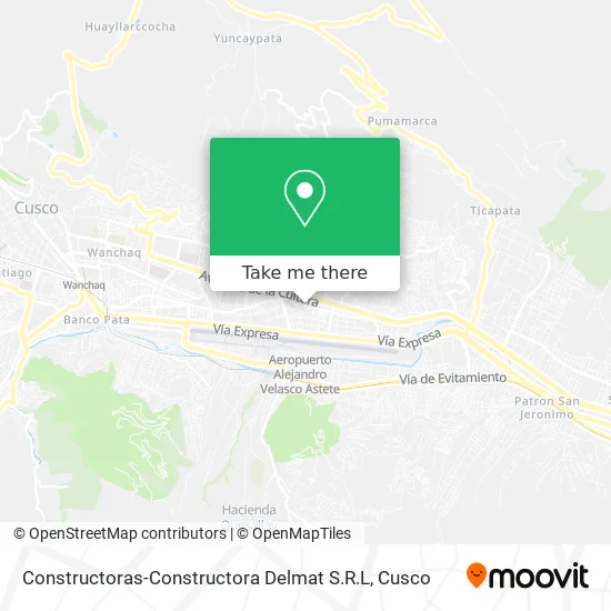 Constructoras-Constructora Delmat S.R.L map