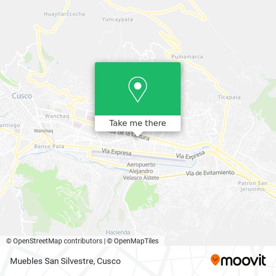 Muebles San Silvestre map