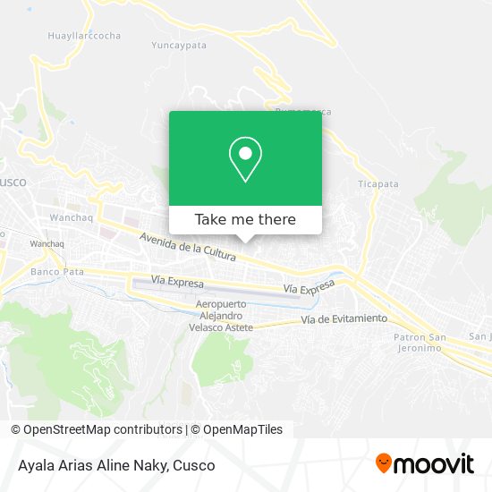 Ayala Arias Aline Naky map
