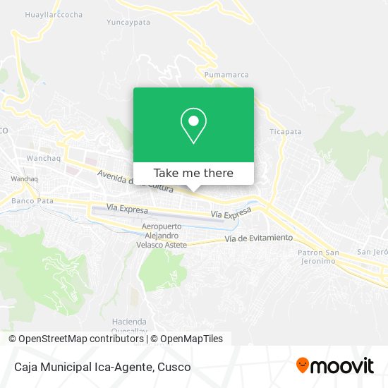 Mapa de Caja Municipal Ica-Agente