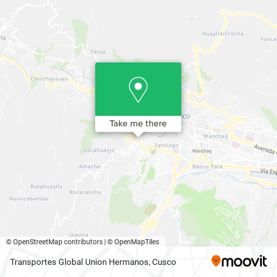 Transportes Global Union Hermanos map