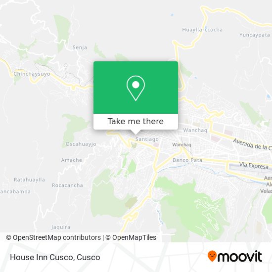 House Inn Cusco map