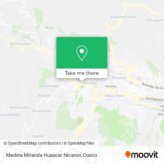 Medina Miranda Huascar Nicanor map