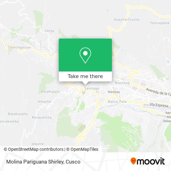 Molina Pariguana Shirley map