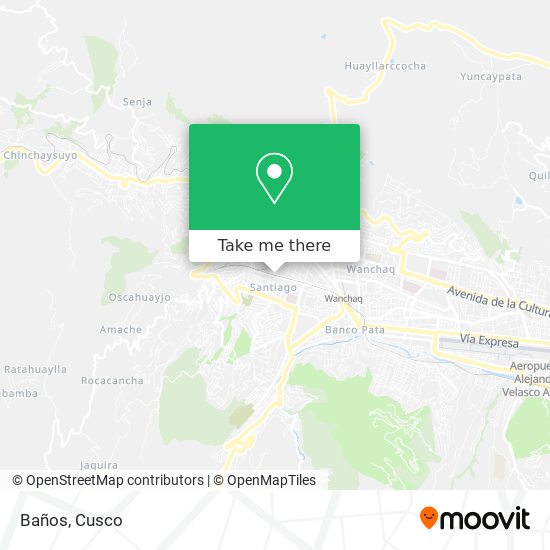 Baños map