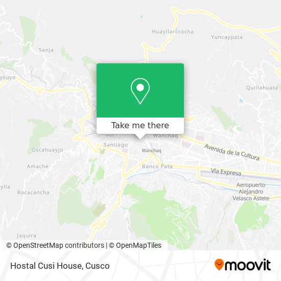 Hostal Cusi House map