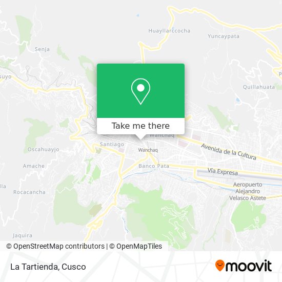 La Tartienda map