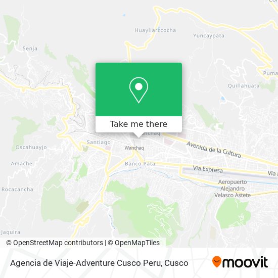Agencia de Viaje-Adventure Cusco Peru map