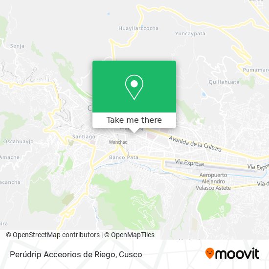 Perúdrip Acceorios de Riego map